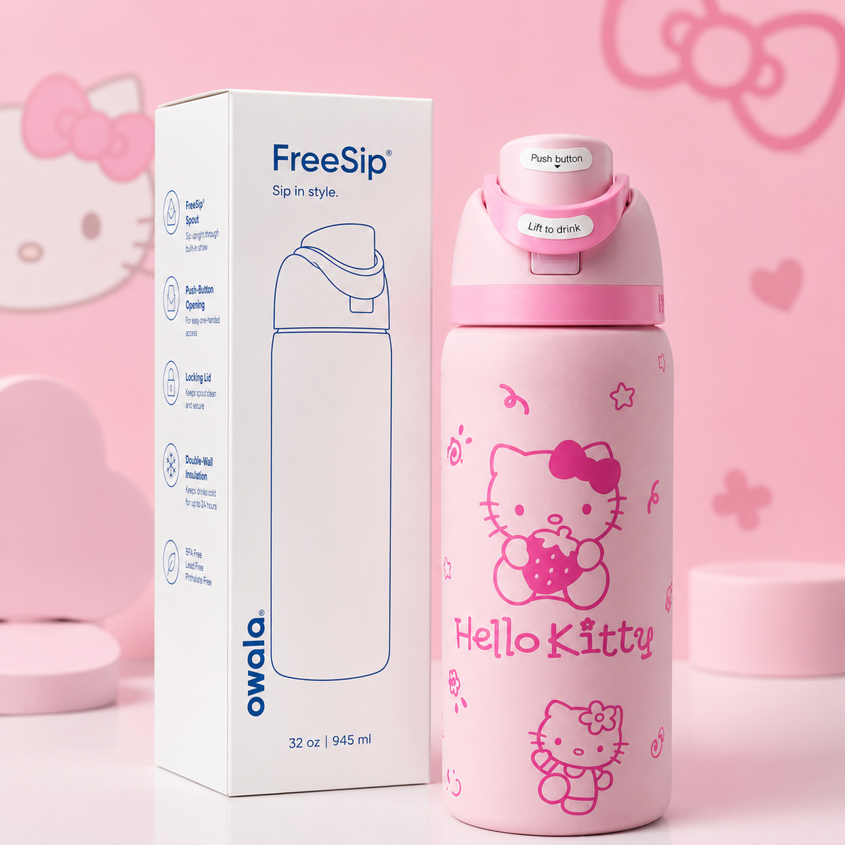 Hello Kitty Owala exclusive 32oz